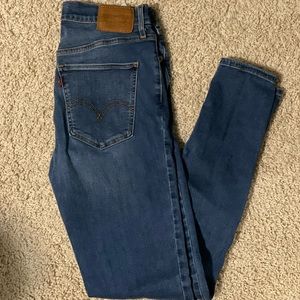 Levi’s sky high skinny jeans